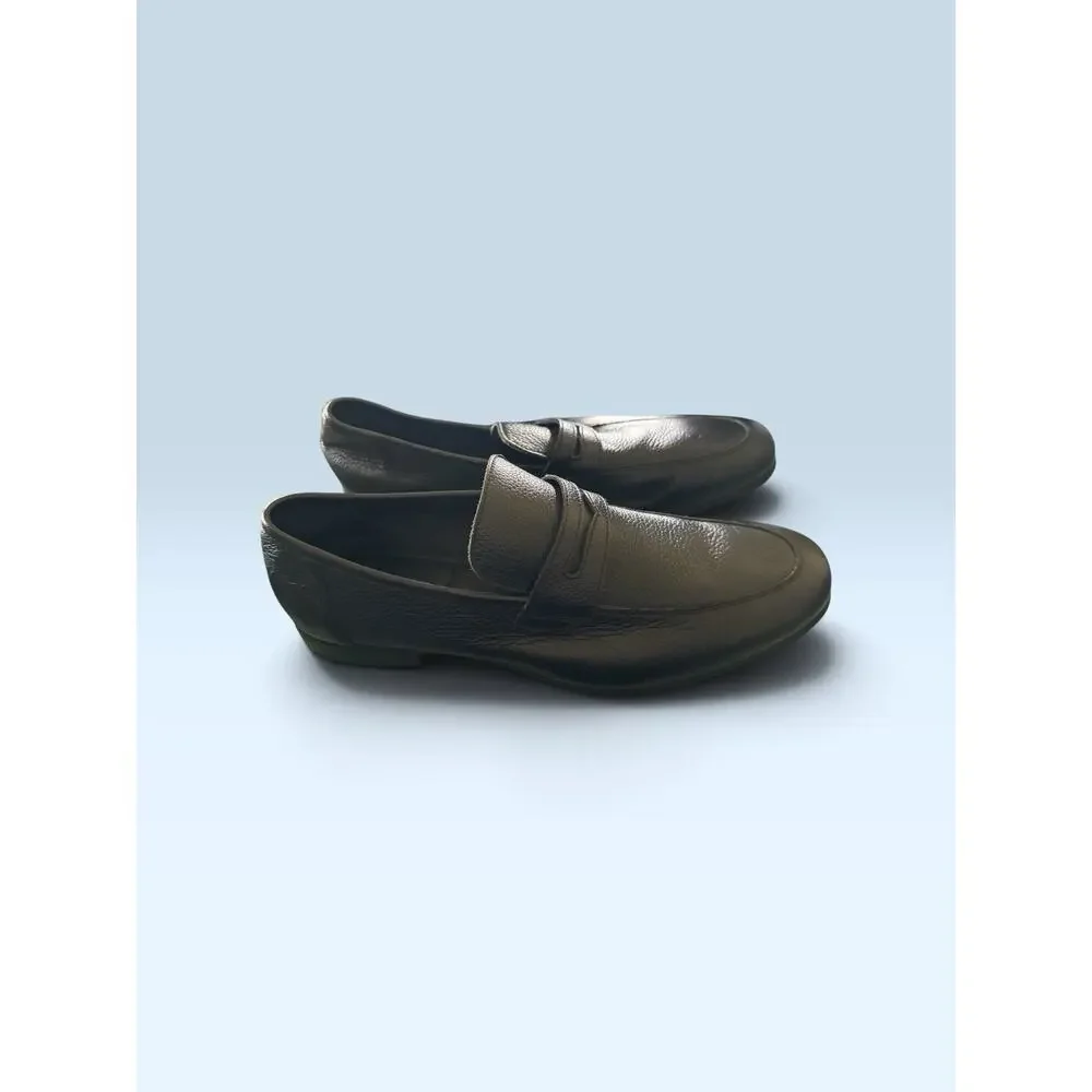 Alfani mens dress shoes size 9.5 black leather.